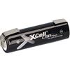 Akkuman.de Akkutechnik vom Fachmann Batteria AA Mignon LSD Plus NI-MH 1,2 V 2550 mAh Low Self-Discharge con bandiera a U ricaricabile - Durevole - Non necessita di manutenzione - Affidabile - Batteria di ricambio