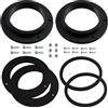 Aerzetix Kit di 2 adattatori per altoparlanti Ø100 mm compatibile con Mercedes A-class W169