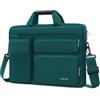 MOSISO 16 pollici Borsa Tracolla Laptop 15-15,6 pollici Custodia PC | Compatibile con MacBook Air 15/Pro 16/15,Dell, Borsa Tracolla con Apertura Laterale&4 Tasche Cerniera, Verde Acqua