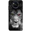 Mixroom - Cover Custodia Back case In TPU Silicone Morbido Per Honor Magic7 Lite 5G / Honor Magic 7 Lite 5G Fantasia Leone cromato N788