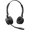 Jabra Engage 55 Stereo Ricambio Cuffie Wireless con Microfono - Microfono con Cancellazione del Rumore, Protezione per l'udito - Nero
