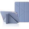 MuyDouxTech MuyDoux Custodia per iPad Mini 5 4 3 2 1, Origami Cover iPad Mini 7,9 Pollici, 5-in-1 Angoli di Visuale Multipli, Auto Svegliati/Sonno, Cover Posteriore Morbida Flessibile Antiurto, Blu-Grigio