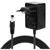 Uoww Caricatore da 12 V 1 A per bambini auto elettriche, adattatore di alimentazione con spina europea per veicoli elettrici, moto, SUV, ATV, quad, trattore e altri veicoli da 12 V 1000 mA - nero
