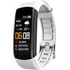 AMZLORD Smart Watch Orologi sportivi digitali imformeabili Monitoraggio della frequenza cardiaca/pressione sanguigna/ossigeno nel sangue for esercizi all'aforto (bianco)