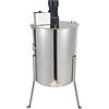 ATIVLB Centrifuga elettrica da 140 W, in acciaio inox, 4/8, estrattore di miele, 45 mm, valvola di miele 1300 giri/min, centrifuga elettrica 48 x 16/23 cm, a nido d'ape
