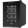 Orbegozo VT 1230 - Cantinetta da 12 bottiglie, volume 31 litri, pannello tattile, display digitale, termostato regolabile 11-18 °C, luce LED per interni, silenziosa, ripiani cromati 70 W