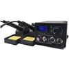 ele ELEOPTION 220V Pirografo Macchina 60W Multifunzione Pirografia Strumento Kit professionale per bruciare il legno (Doppia Penna e Doppia Presa con Display Digitale)