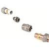 Sandy Beach Adattatore di Riduzione a Compressione da 15mm a 16mm Sandy Beach - Connettore per per Sistemi radiatore portasciugamani, valvole termostatiche per radiatore, raccordi per tubi di rame (2)