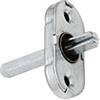 SACAR DUE SRL Movimento per Martellina Tipo DK a 4 Scatti, Stile Dreh Kipp, Metallo Robusto, Impugnatura Non Scivolosa, Colore Metallico