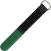 Lumonic 10x hook+loop 600x38mm normale Nero Verde - Fascette in hook+loop riutilizzabili - Per il fissaggio o la gestione dei cavi