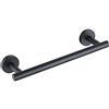 KES 30CM Porta Asciugamani Bagno Portasciugamani da Parete Portaasciugamano da Bagno Acciaio inossidabile Nero Opaco, A2000S30-BK