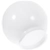 ASAKKURA Palla di Vetro in Acrilico per Lampada da Esterno, Globo Decorativo Antipolvere per Giardino e Patio, Coprilampada Semplice e Classico