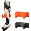 Generisch Staffa adatta per Stihl ASA 20 batteria potatura montaggio a parete accessori di fissaggio (nero)