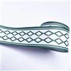 VisitRyl Bordi per Carta da Parati Adesivi Quadrato orlato verde 12cm X 1000cm Design Decorativo