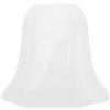 CLISPEED Paralume in vetro smerigliato a forma di campana, diametro 42 mm, ricambio per lampadario e applique da parete