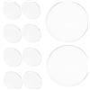 PHENOFICE Copri Lampada Faretto Acrilico Mr16 Gu10 30 Pezzi, Lente Trasparente | Copri Lampada, Copri Lampada Spotlight Acrylic Cover, Quick Replacement, Effortless Installation