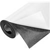 QWORK® Rotolo di schiuma autoadesiva 300 mm x 1.5 mm x 1.5 m - Neoprene, versatile per isolamento, resistenza agli urti e altro ancora