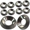 Universal Hardware Rondelle a testa svasata M4 M5 M6 in solido metallo, rondelle di finitura in acciaio inox di grado marino A4