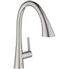 Grohe 32294DC2 Zedra Standard Rubinetto Miscelatore Monocomando per Lavello, DN 15, Bocca C, Satinato