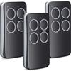 Hycago 433,92 MHz Telecomando Cancello, 4 Canali Telecomando Porta Garage Compatibile con V2 Phox 2, Bip Porta Garage per V2 Phoenix 2,V2 Phoenix 4,V2 TXC,V2 TRC,V2TSC4,V2 Hand (3PCS)