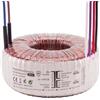 Lumonic trasformatore toroidale 200VA 2x18V per sistemi audio, industriali, alogeni e a binario - tensione di ingresso 230V - tensione secondaria 36V - modello RSO-826041