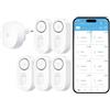 GoveeLife Rilevatore d'acqua intelligente 1s con portata ultra di 550 m, sensore dell'acqua Wi-Fi con SMS/E-mail/app push e allarme acustico, durata della batteria di 5 anni, adatto per cantina