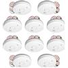 Elro 10-Pack ELRO FS1805 con batteria da 5 anni e montaggio magnetico - Conforme alla norma europea EN14604
