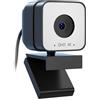our fave 1 set di webcam in metallo e 4K con messa a fuoco automatica per video didattici online, plug and play, ampia compatibilità