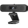 Xnuiasqe Webcam USB 2K HD con Microfono Integrato e 2 Altoparlanti per Desktop e Laptop, Videoconferenze.