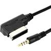 System-S Cavo adattatore per auto per Media In AMI MDI a stereo audio AUX da 3,5 mm