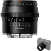 TTArtisan 50mm F1.2 Obiettivo Fotocamere APS-C Obiettivo MF Per Fotocamere FX Mount X-A1 X-A10 X-M1 X-M2 X-H1 X-T1 X-T10 X-T2 X-T20 X-T3 X-T4 X -T100 X-T200 X-T30 X-PR01 XS10 e altro. (Nero)