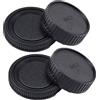 BEIZMEI 2pezzi Lens Posteriore Cap+2pezzi Tappo Corpo compatibile con per Minolta X-700, X570,X-370,XD,XD-7,XD-11XG,XG-7,SR-T101,X-1,SR-1,SR-2,SR-7,MD MC Mount Lens(2 Set)