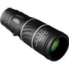 Deskium Telescopio monoculare 16 x 52, 10X ad alta potenza con prisma BAK4, rivestimento verde FMC, oculare da 16 mm, obiettivo da 50 mm, portatile per bird watching, caccia, campeggio, include copertura
