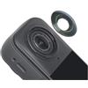 OURHZTB Kit completo di lenti di ricambio per obiettivo fotocamera Insta360 X5, accessori per la riparazione, lenti in vetro ottico HD con kit di strumenti di rimozione e pulizia (set di lenti singole
