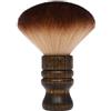 ZDYS Grande Collo Duster Brush Soft Barbiere Pulizia Del Viso Spazzola Per Capelli Nylon Manico In Legno Kit Di Taglio