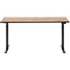 Schildmeyer Möbelpartner Montana 701500 - Scrivania regolabile in altezza, finitura in rovere rustico, 160 x 75 x 71-121 cm