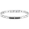 Trussardi Bracciale Uomo in Acciaio, Rigido, Collezione T-STEEL - TJAXV49