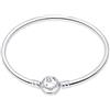 LIGHTDOG 925 Argento Serpente Catena Amore Bracciale Bracciale Adatto per Bracciale Charm Europeo Perline Regali per le donne