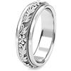 TJC Anxiety Fidget Ring per uomini e donne, in argento Sterling 925, anello rotante antistress, regalo per lui e lei, anello placcato oro 18 carati placcato oro per donne, vestibilità comoda, Grande