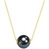 NONNYLLEI Regalo per moglie, anniversario, festa della mamma, mamma, moglie, collana di perle nere tahiti, regalo per donne, compleanno, Natale, San Valentino, regali per lei gioielli, black pearl