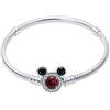 HappyStar Bracciale Donna Bead Charm Da Donna in Argento Sterling 925,Bracciale con maglia snake e chiusura, Charms Compatibili,Regali per donne.