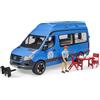 Mercedes Benz Bruder 02684 MB Sprinter Camper with Driver and Accessories, Blue