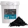 Greek Salt Flakes Fiocchi di Sale Marino Nero 450 g - Secchiello, Cristalli Piramidali Croccanti, Sale Gourmet da Finitura per Carne, Pesce, Verdure, Uova e Piatti Creativi, black