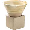 Limtula Tazze da caffè in ceramica con base 100 ml triangolare a forma di cono tazza da tè in porcellana per latte e cucina domestica
