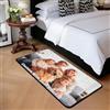 ASIinnsy Zerbino Personalizzato con Foto Famiglia Tappeto Ingresso Esterno Casa Personalizzabile per Gatto Cane Antiscivolo Lavabile Idea Regalo 60x120cm