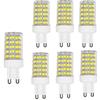 OUGEER 6 Pezzi G9 Lampadina LED 10W 1000LM, Equivalente di Lampadine Alogene da 100W, Bianco Fredda 6000K, 360° Angolo a fascio Non Dimmerabile