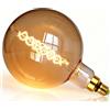 TIANFAN Lampadine a led antiche Lampadina decorativa gigante 6W Dimmerabile E27 Base 220 / 240V 300Lumens Super Giallo Caldo (G200)