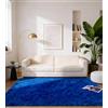 MARATIP Tappeto per soggiorno 200x300 cm Blu reale Tappeto a pelo lungo Camera da letto Tappeto antiscivolo Lavabile Tappeto per soggiorno Camera dei bambini