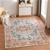 CHOSHOME Tappeto Soggiorno Classico Tappeti Soggiorno Tappeti Camera da Letto Tappeti Vintage Salotto Grandi Dimensioni Tappeto Pelo Corto Orientale Tappeto Stile Antiscivolo 240X340CM
