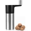 Lunaanda Macina Noce Moscata Manuale, Macinino per Noce Moscata in Acciaio Inox, Adatta per Spezie Myristica, Condimenti e Frutta Secca, con Coperchio Ermetico, Mulino Portatile